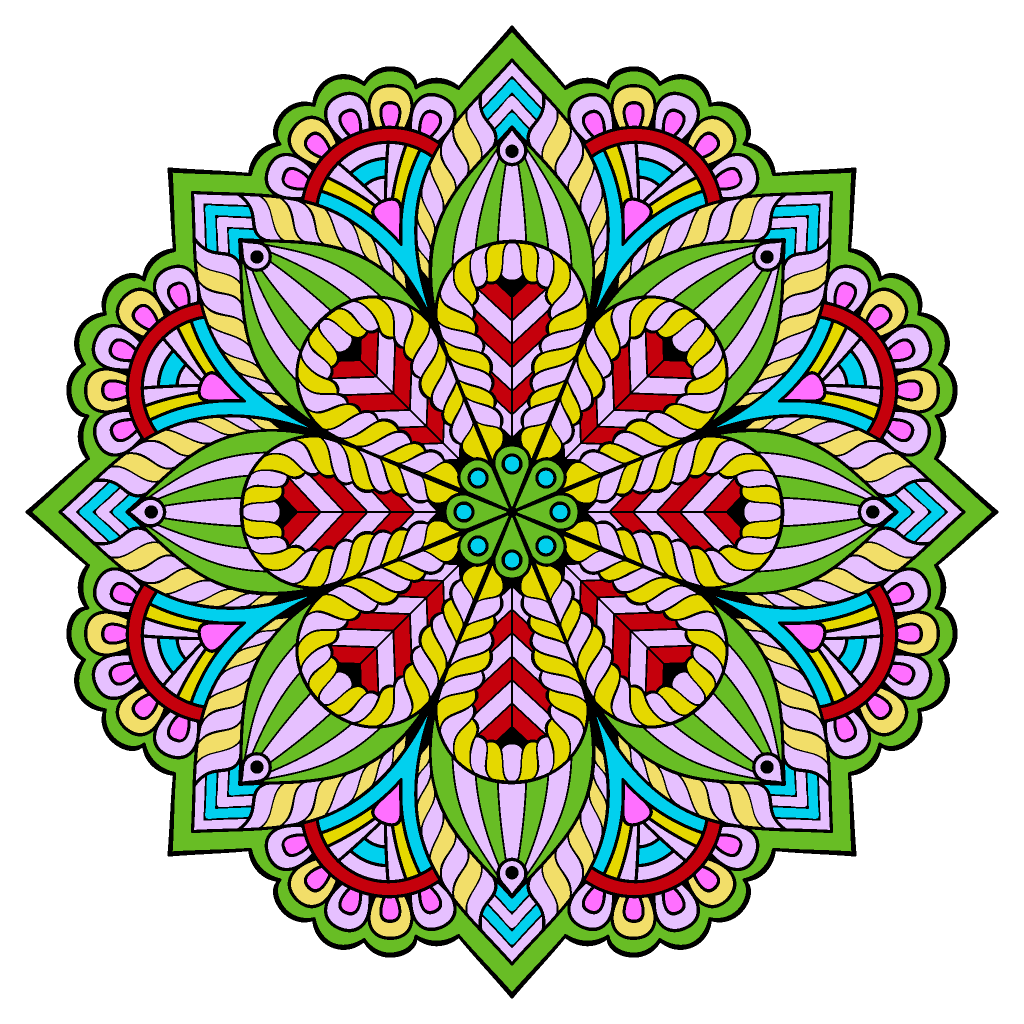 Восьмилепестковая Мандала