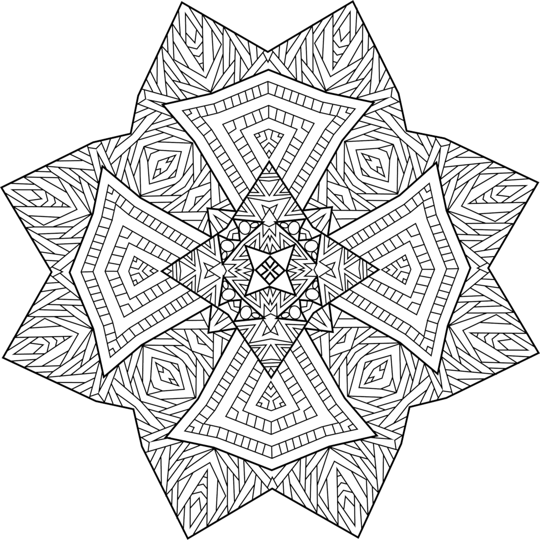 Мандала богатства и процветания раскраска