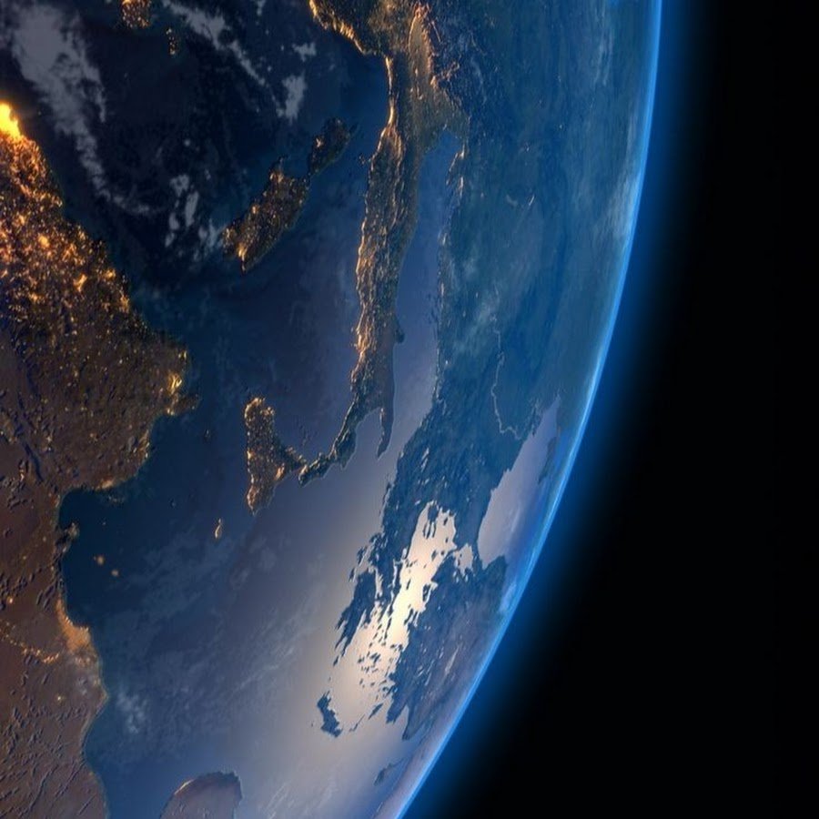 Планета земля в космосе