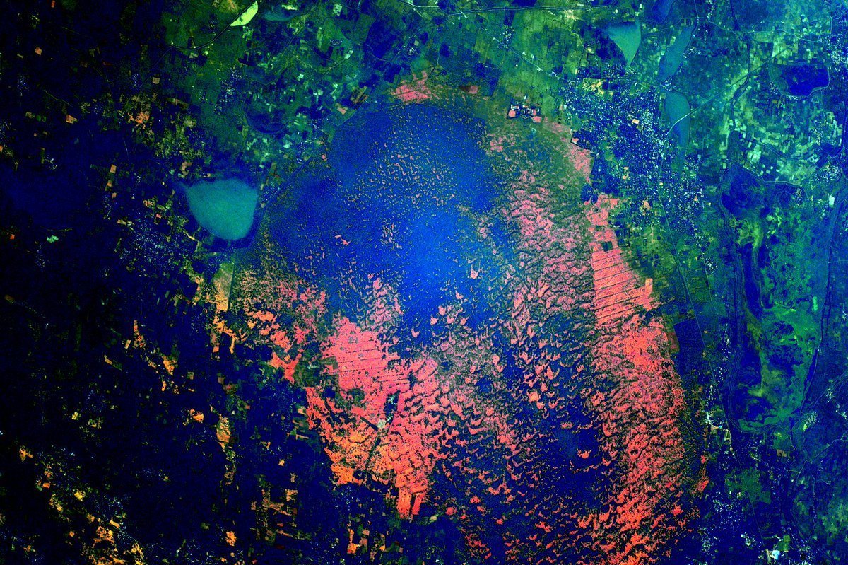 Снимки земли с самолета