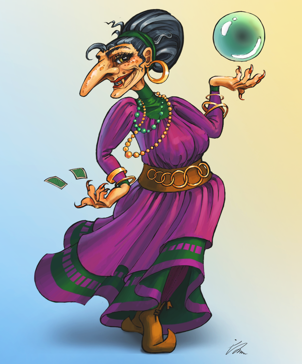 Цыганка смешная