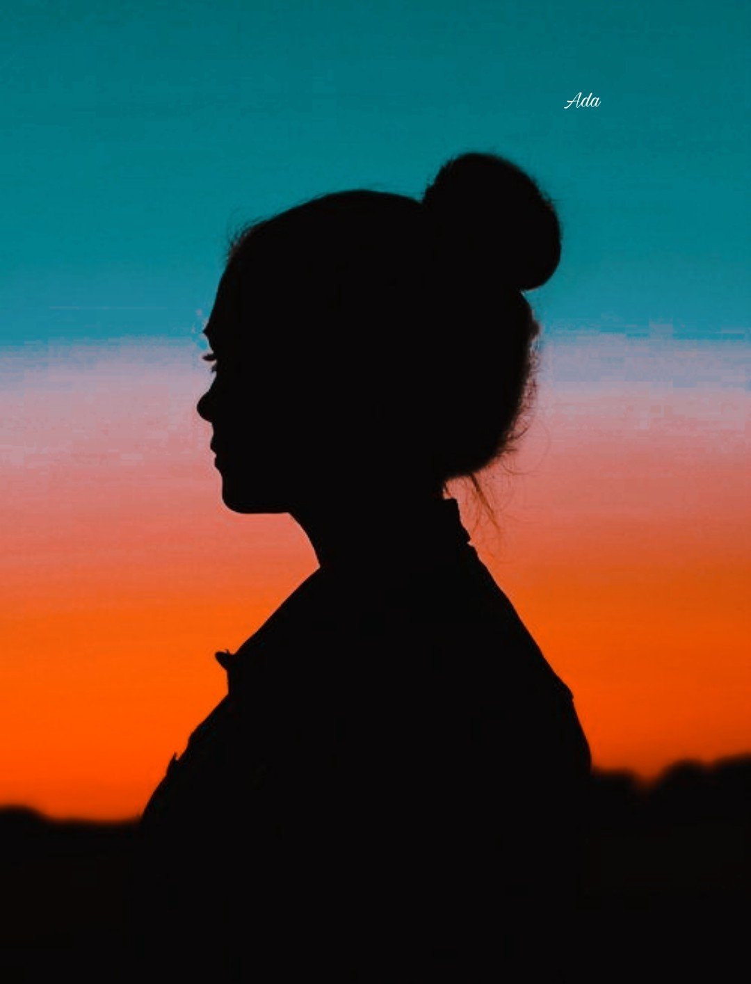 Тень девушки Эстетика