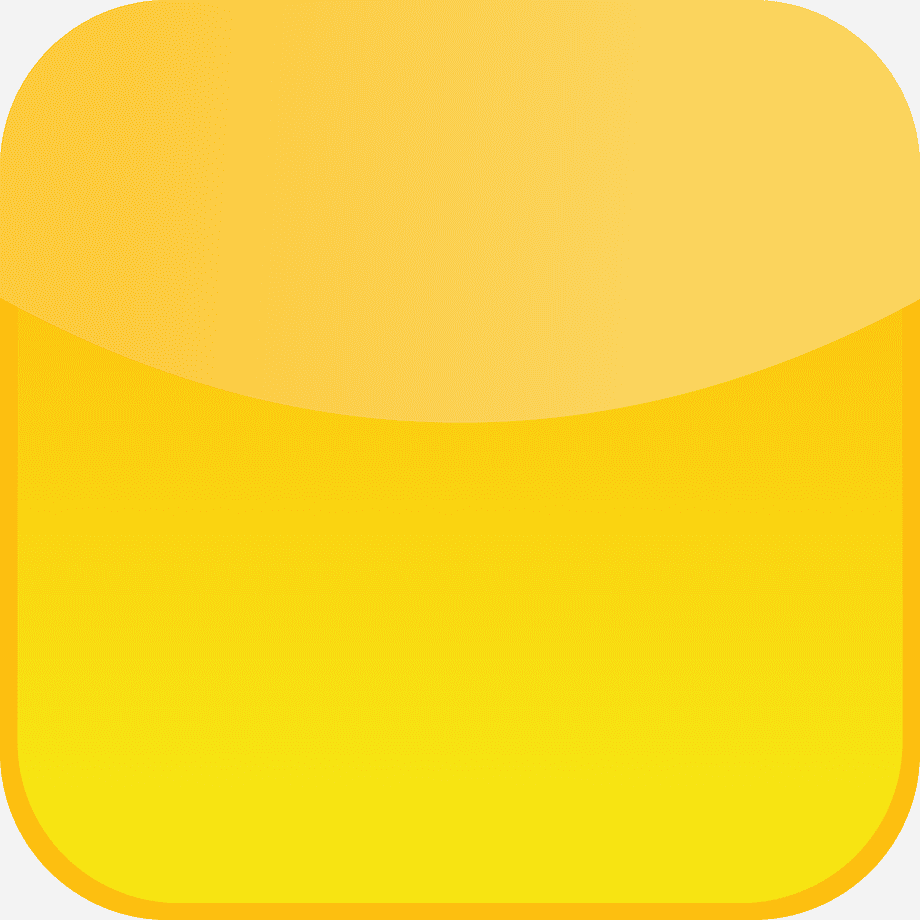 Желтая квадратная кнопка