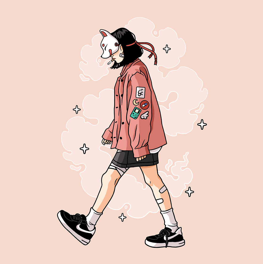 Арты в стиле инди КИД