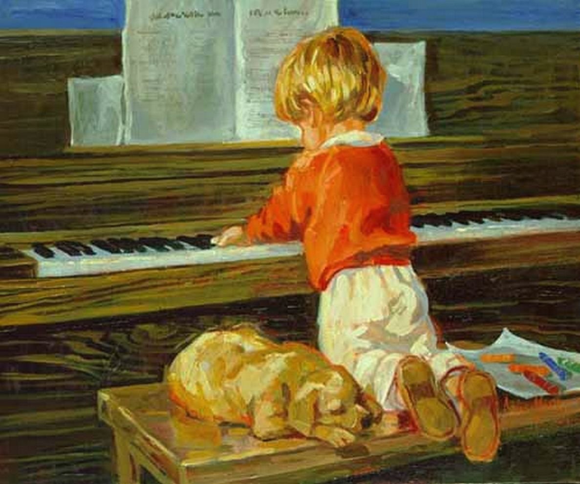 Клавиши фортепиано рисунок для детей