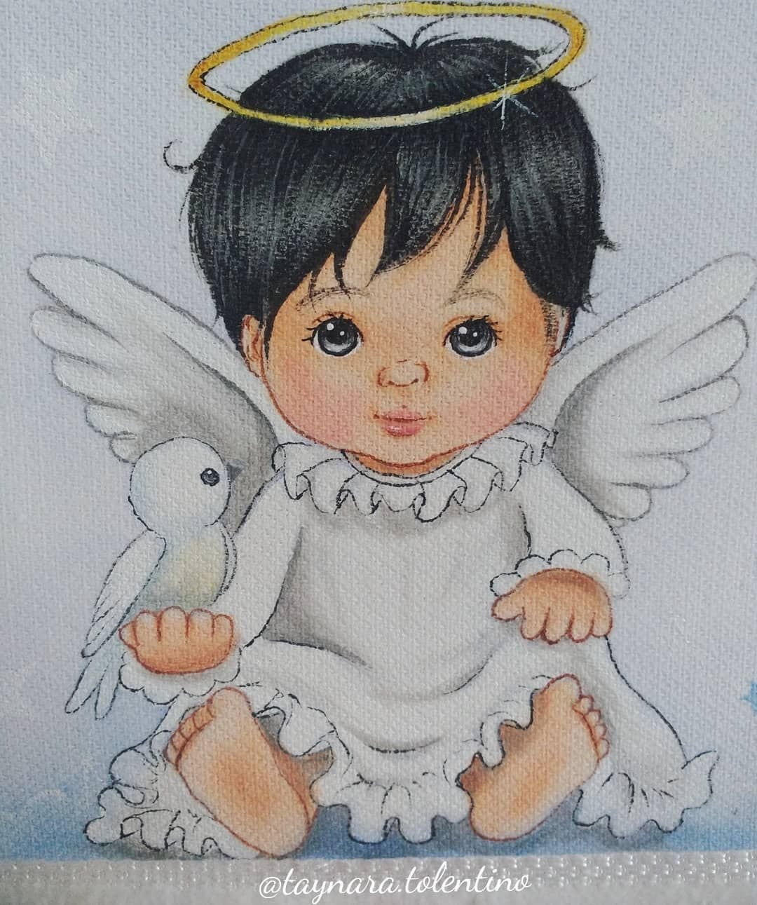 Ангел на облаке