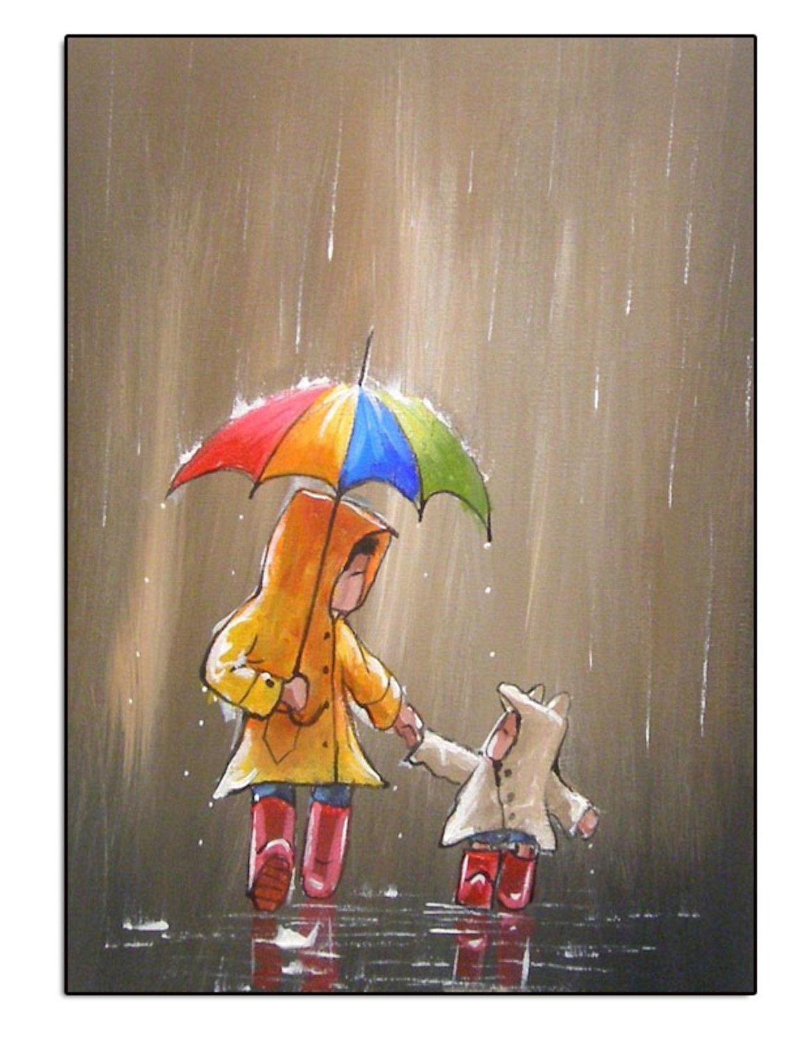 Картина дождь для детей