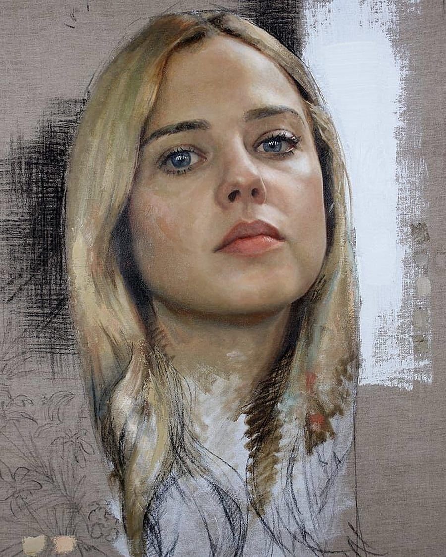 Портретная живопись Cesar Santos