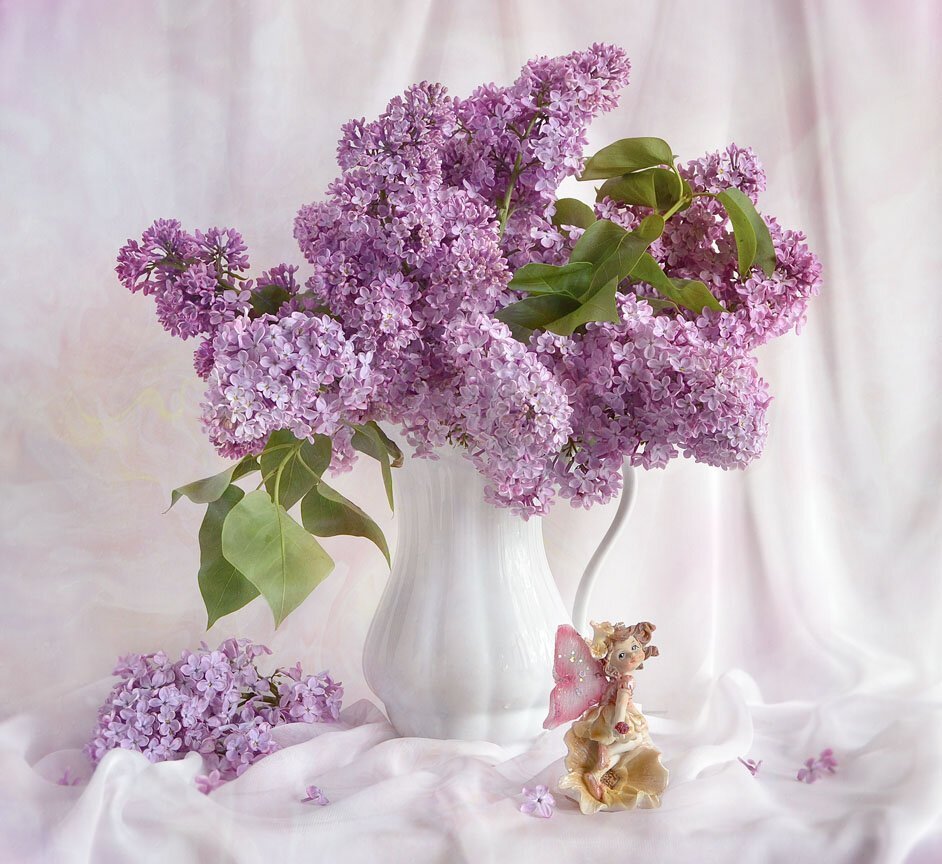 Живопись сирень Анна Шиач