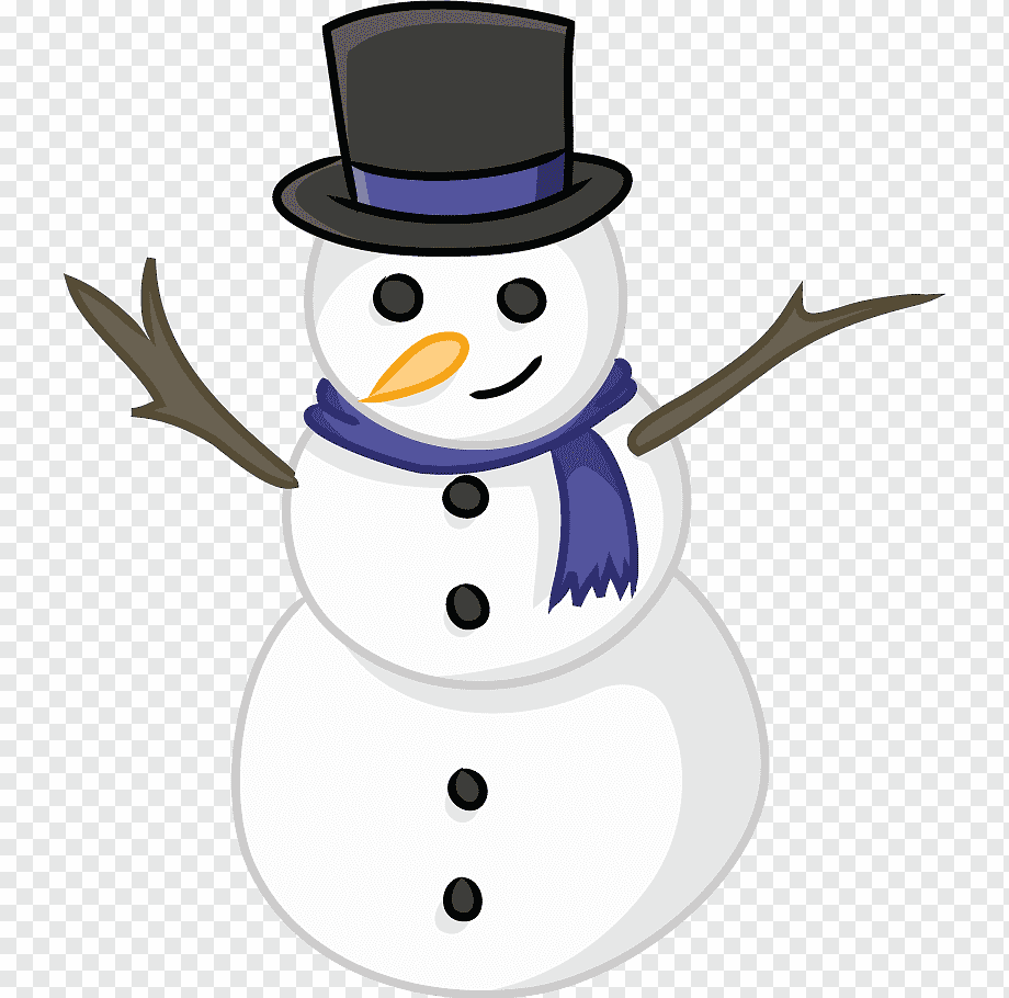 Снеговик для презентации