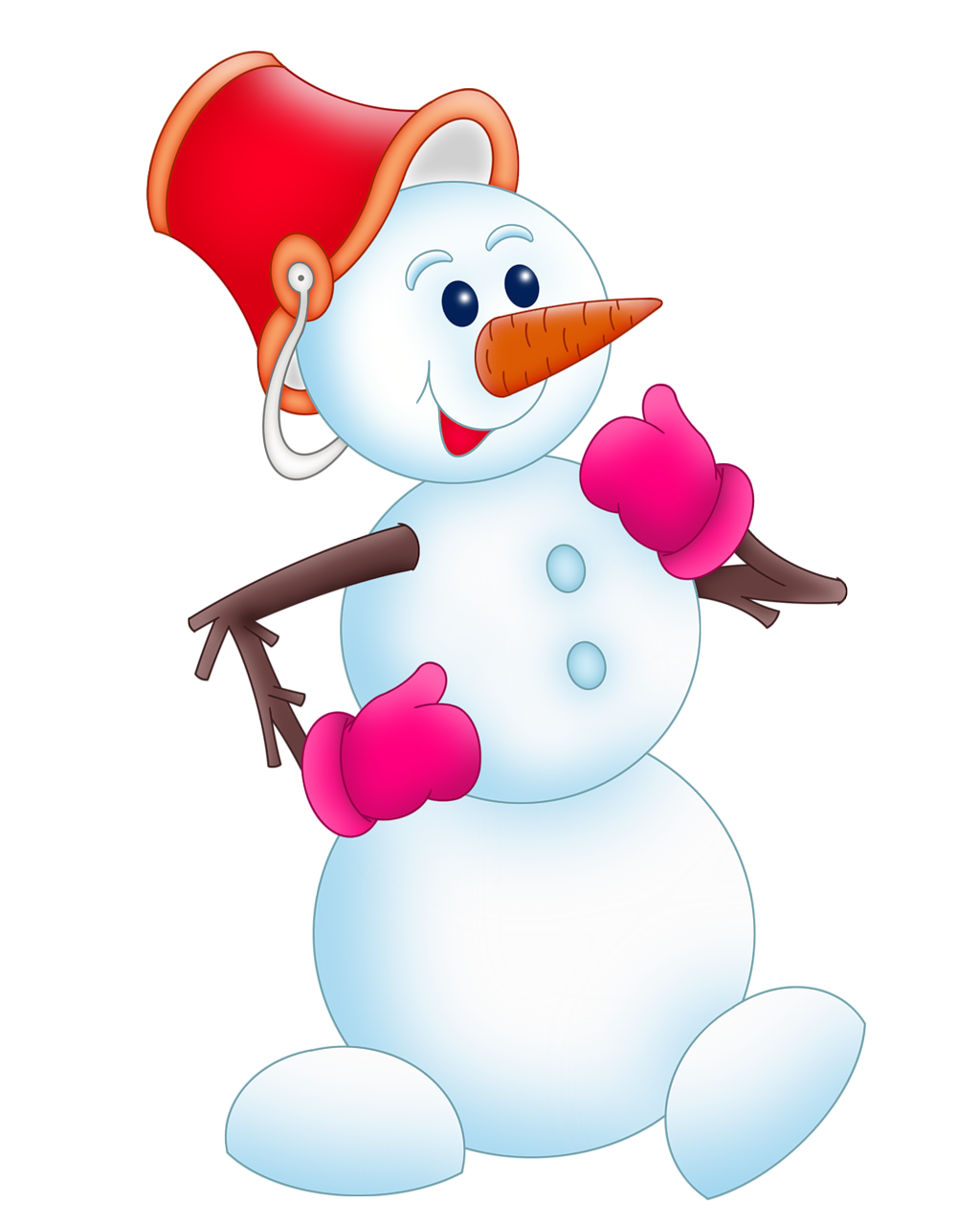 Мультяшные Снеговики