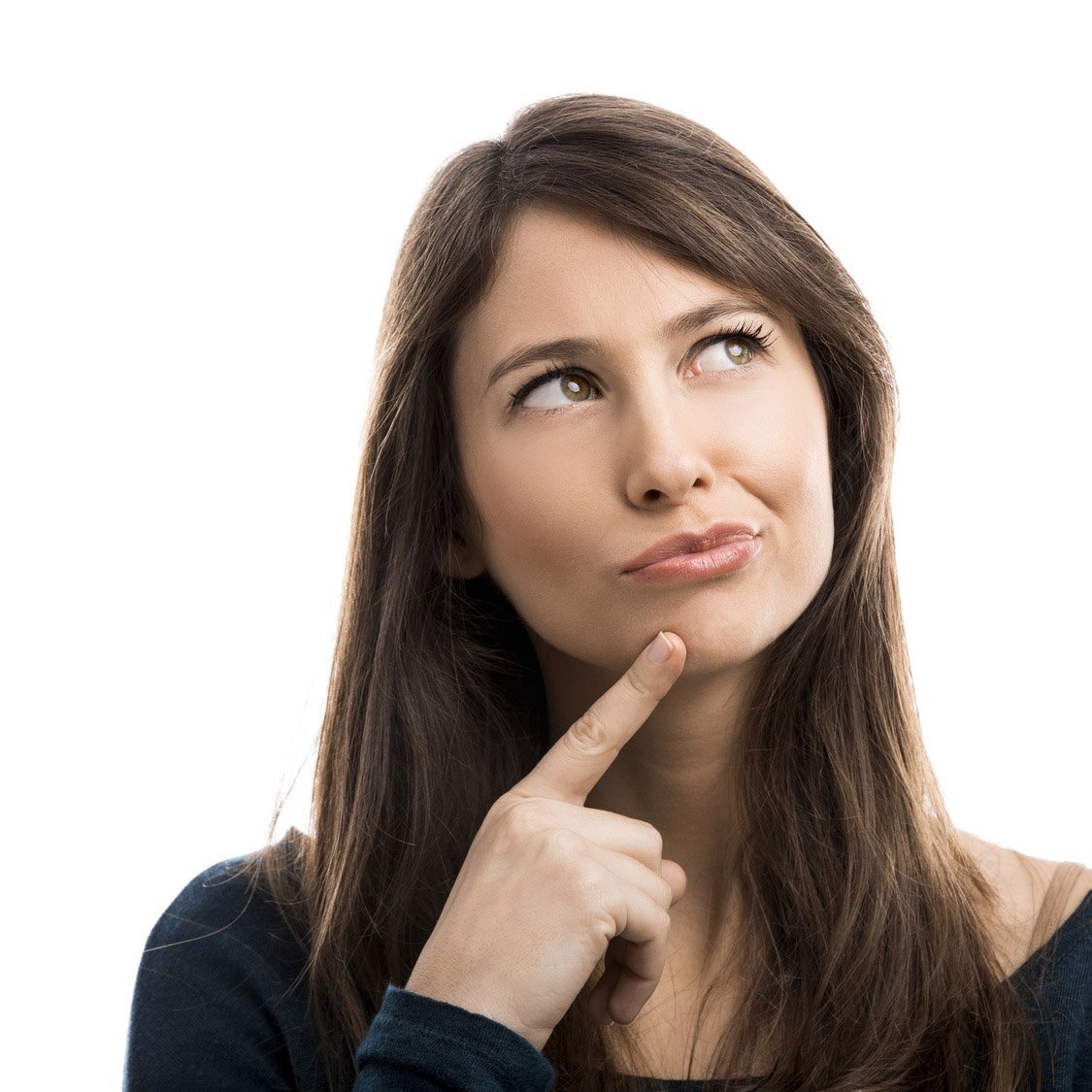 Девушка задумалась