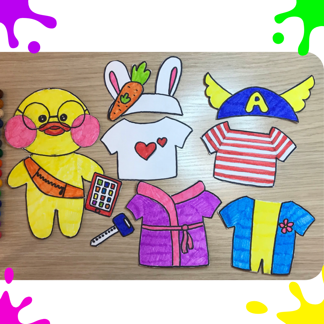 Идеи одежды для бумажной уточки лалафанфан