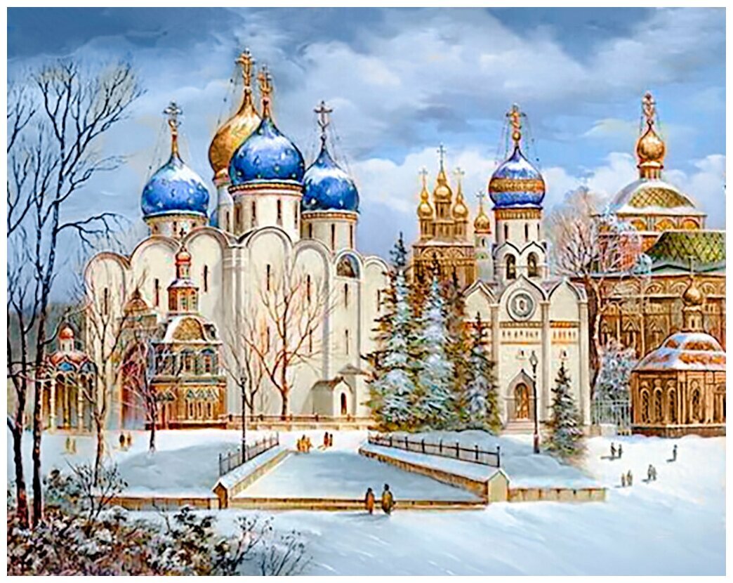 Троице-Сергиева Лавра. Федоскинская миниатюра