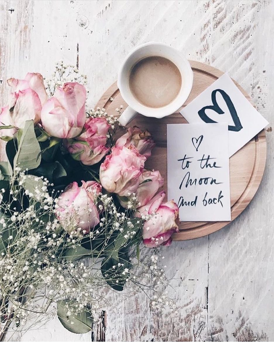 Утро кофе зима