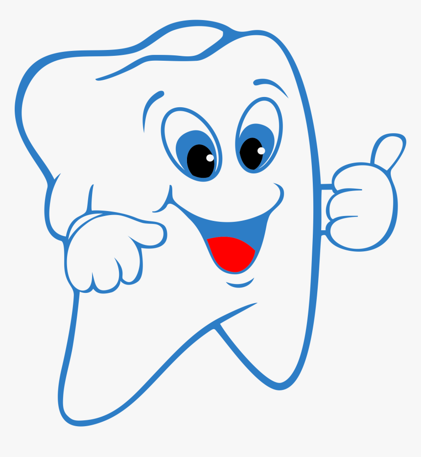 Улыбающийся зубик