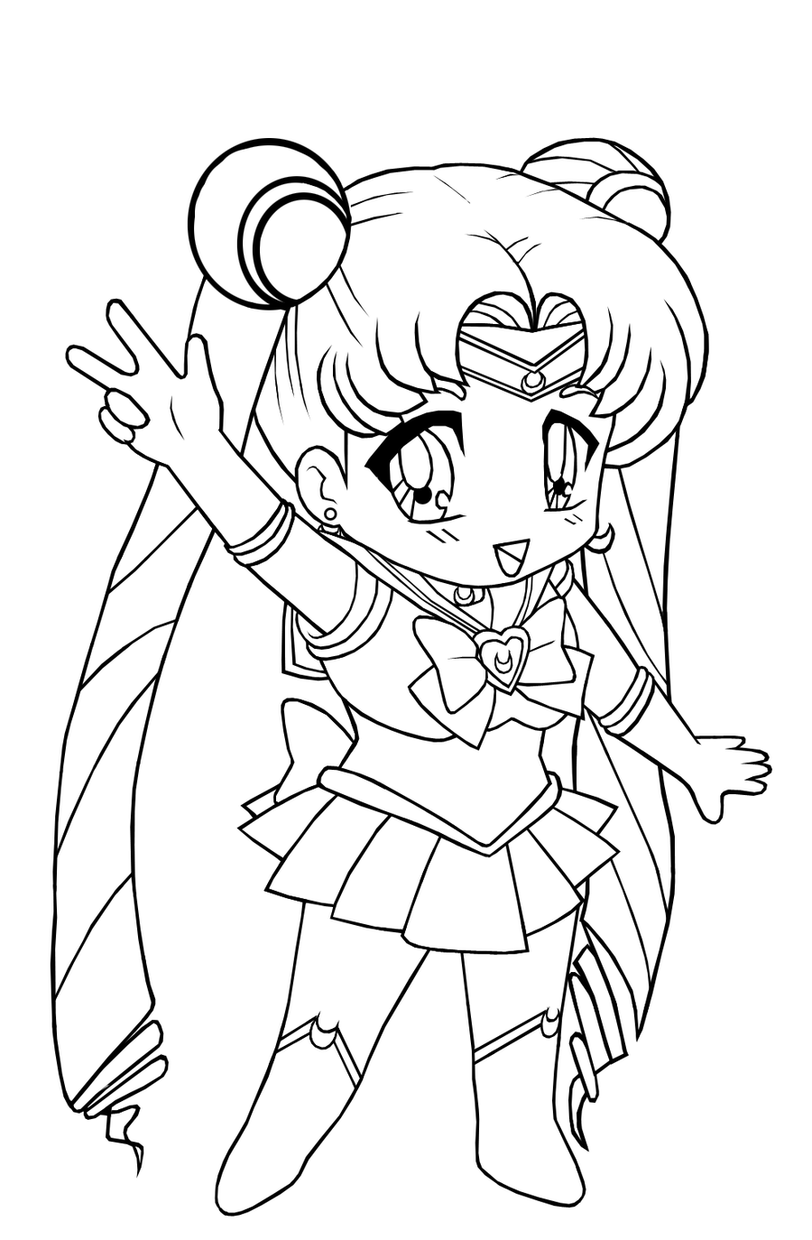 Раскраски для девочек аниме