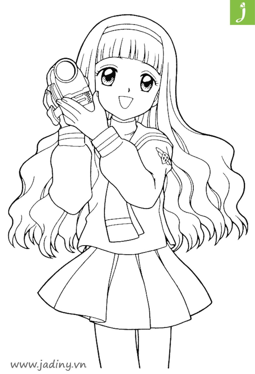 Раскраски аниме Чиби