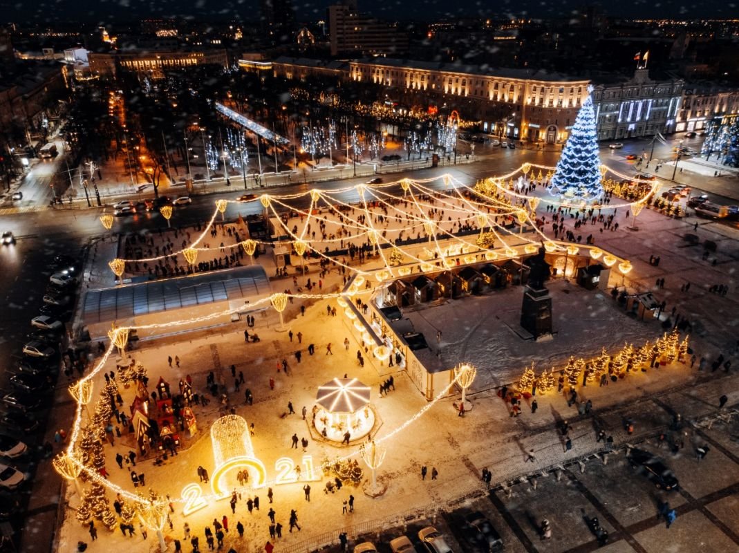 Центральная площадь Воронеж 2022