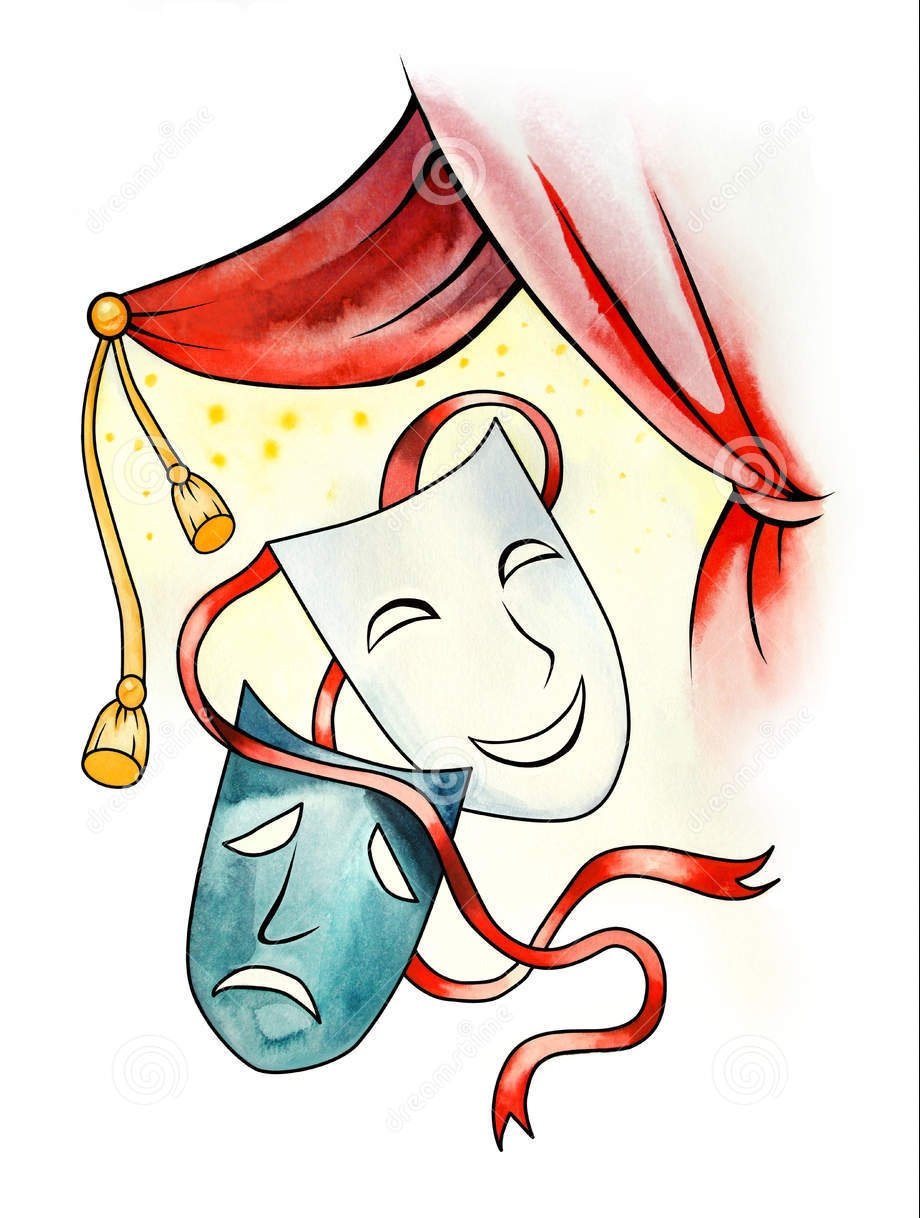 Рисунки связанные с театром