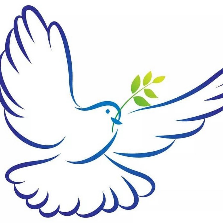 Очертания голубя мира