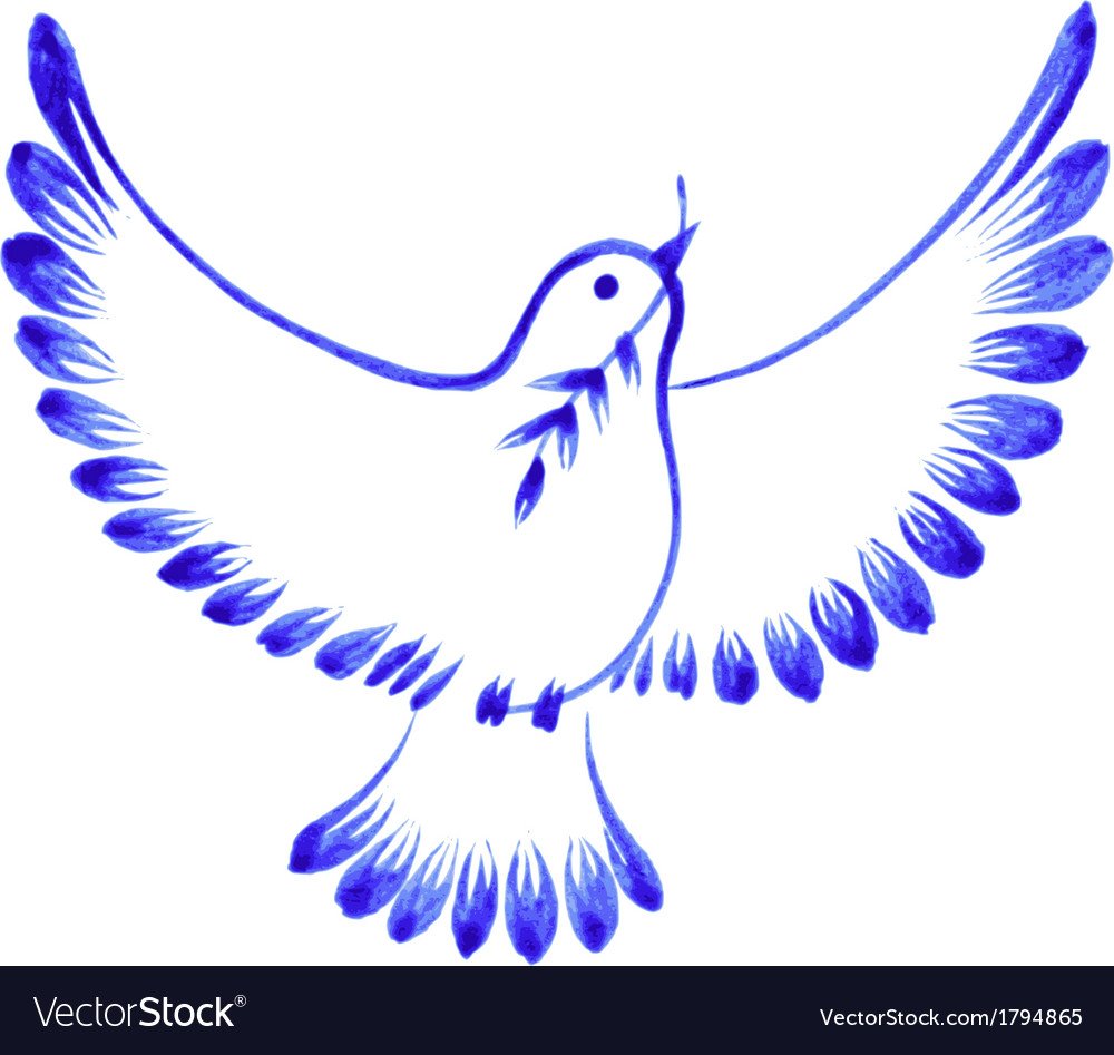 Dove Flying vector