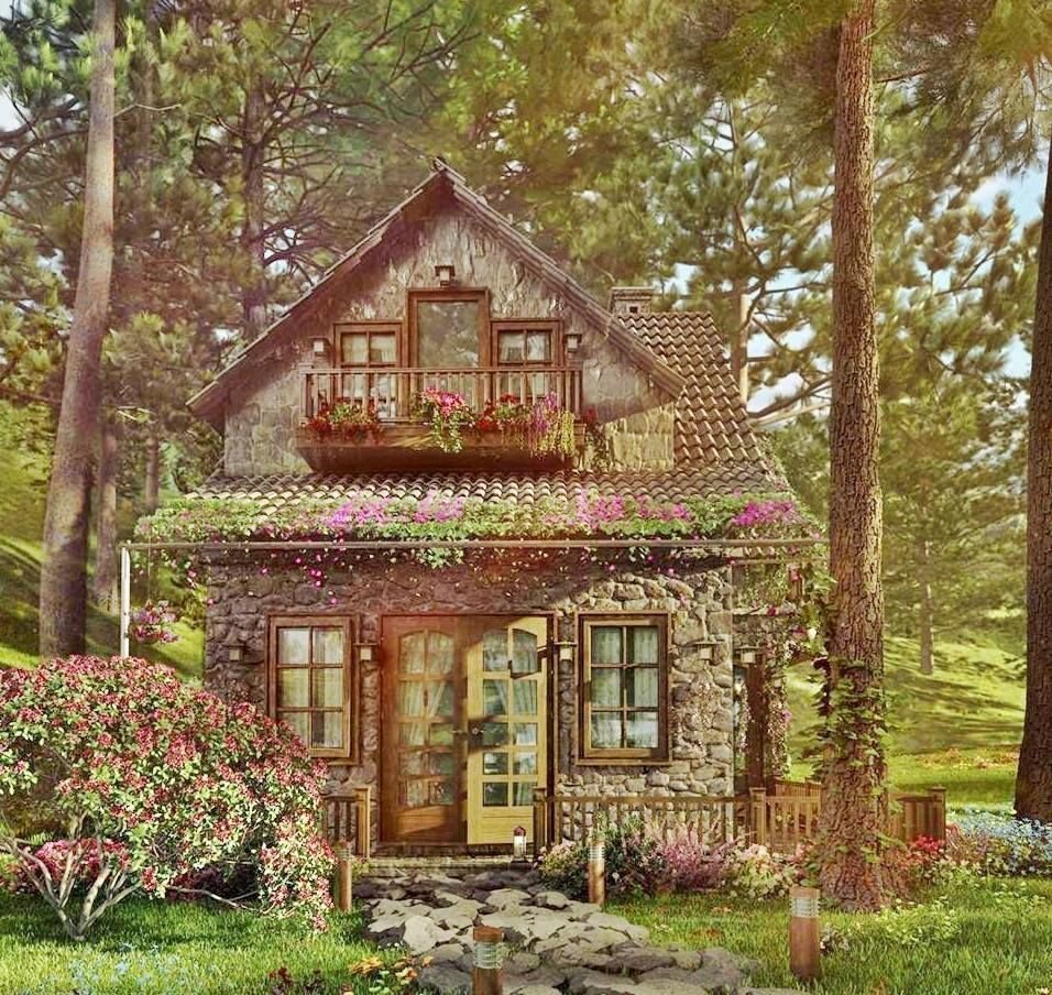 Домик с тропинкой