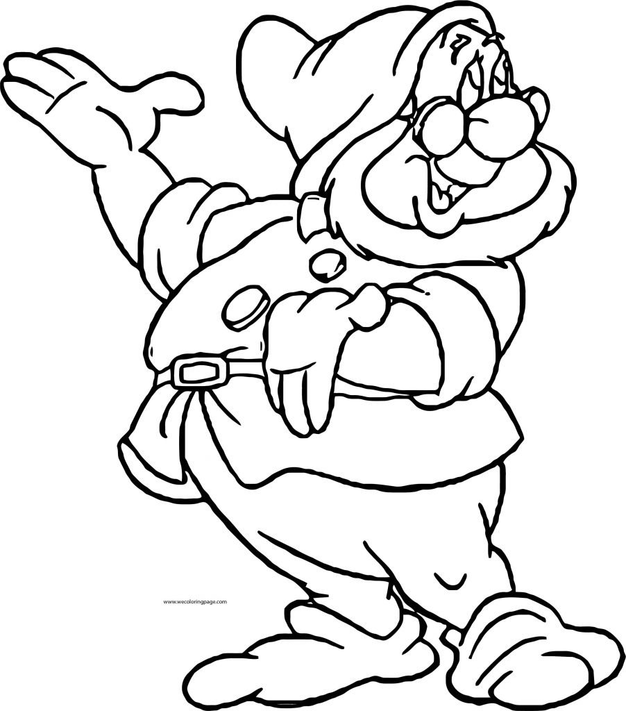 Новогодний Эльф раскраска для детей