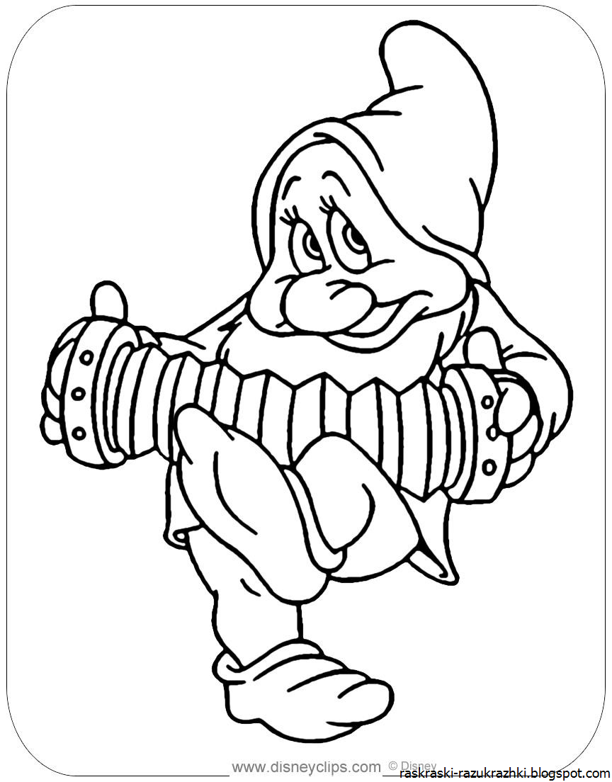 Злой Гном раскраска