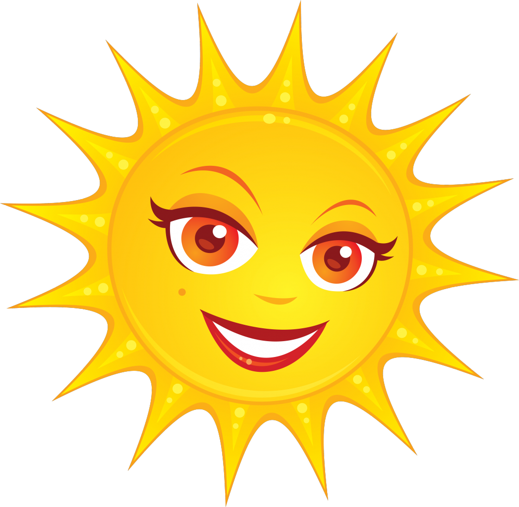 Красивое солнышко