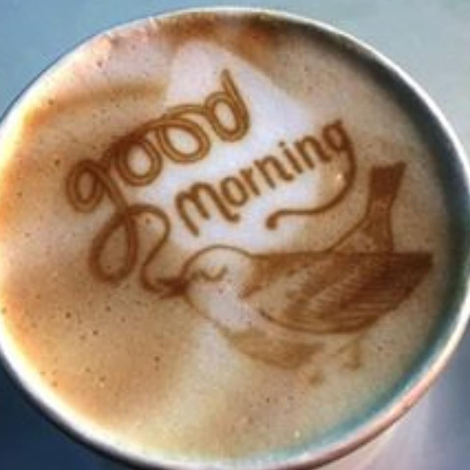 Надпись кофе