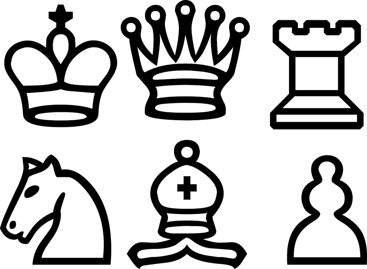 Шахматная фигура ферзь вектор