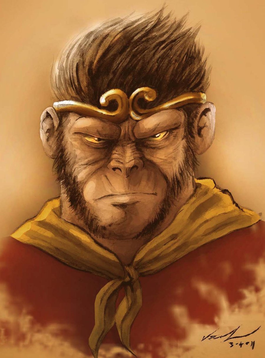 Сунь Укун и шестиухая обезьяна