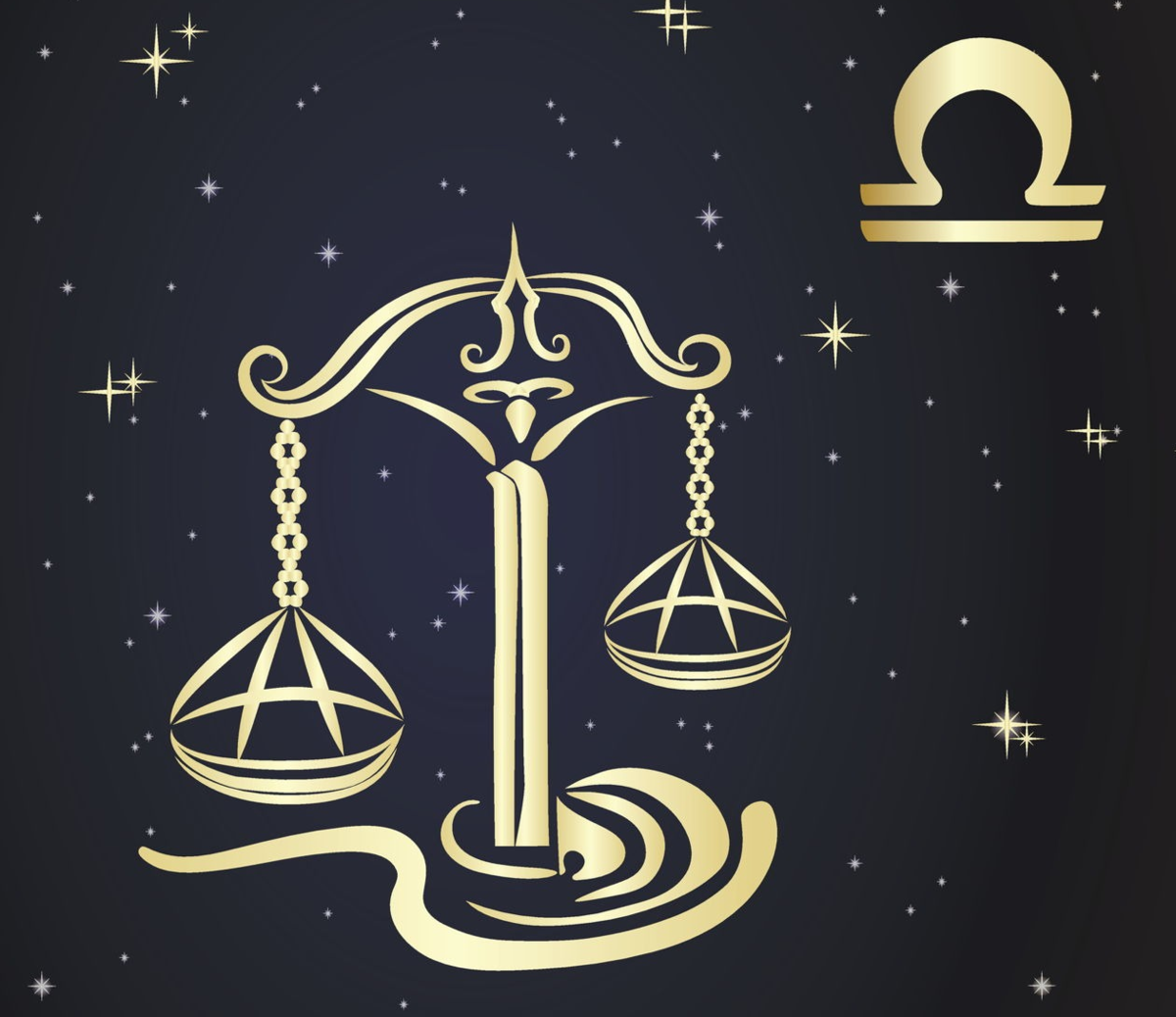 Образ знака зодиака весы