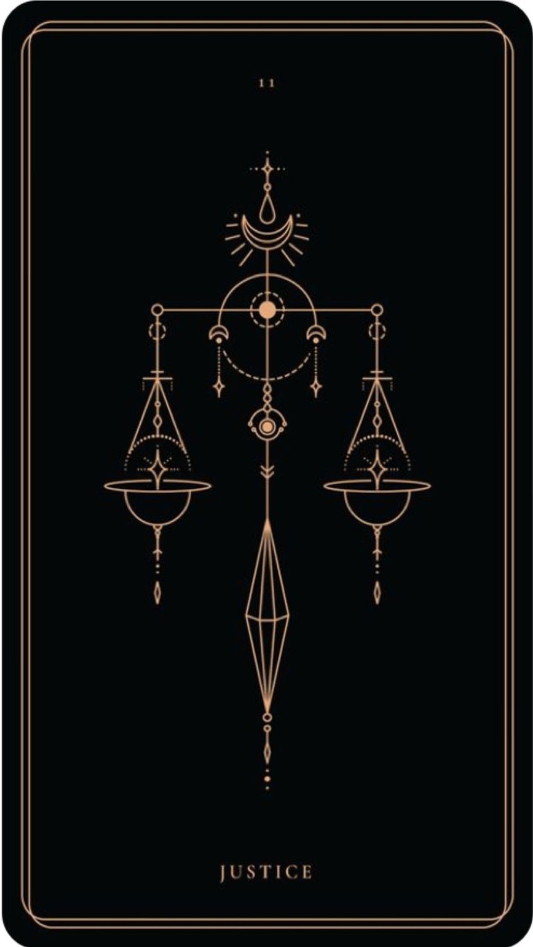 Карта Таро Justice