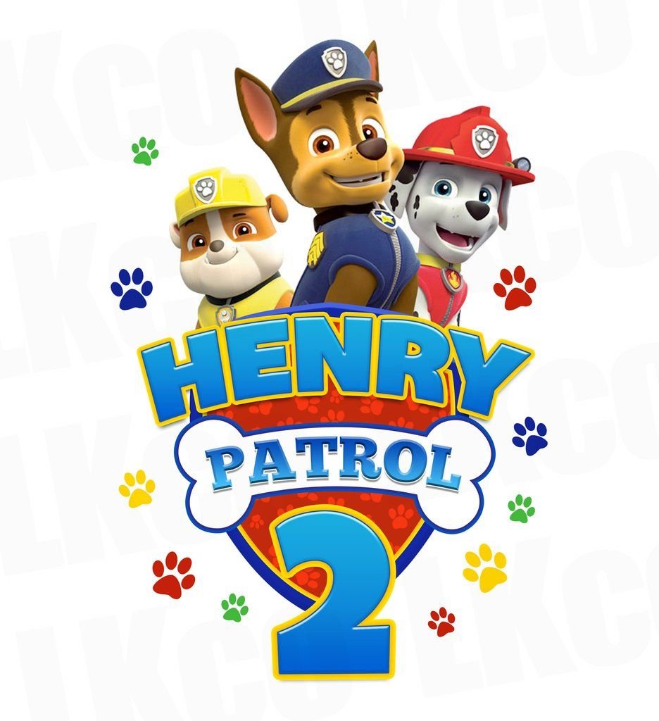 Приглашение на день рождения мальчика 3 года Щенячий патруль