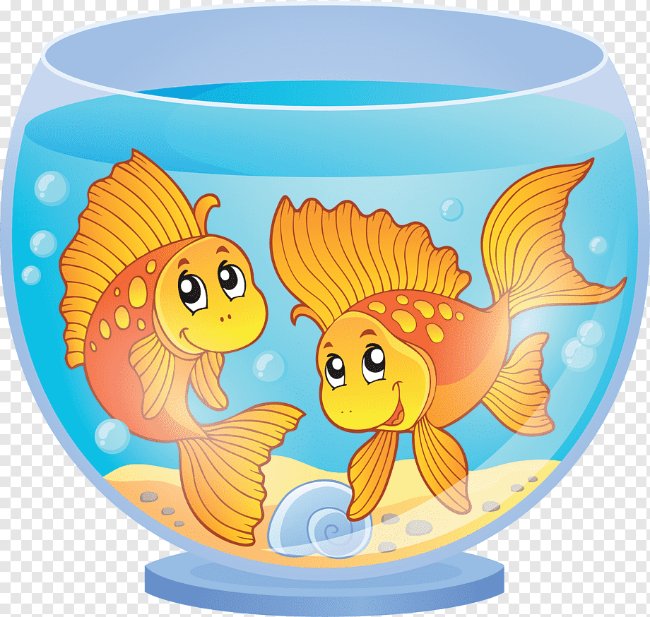 Рыбка в аквариуме мульт