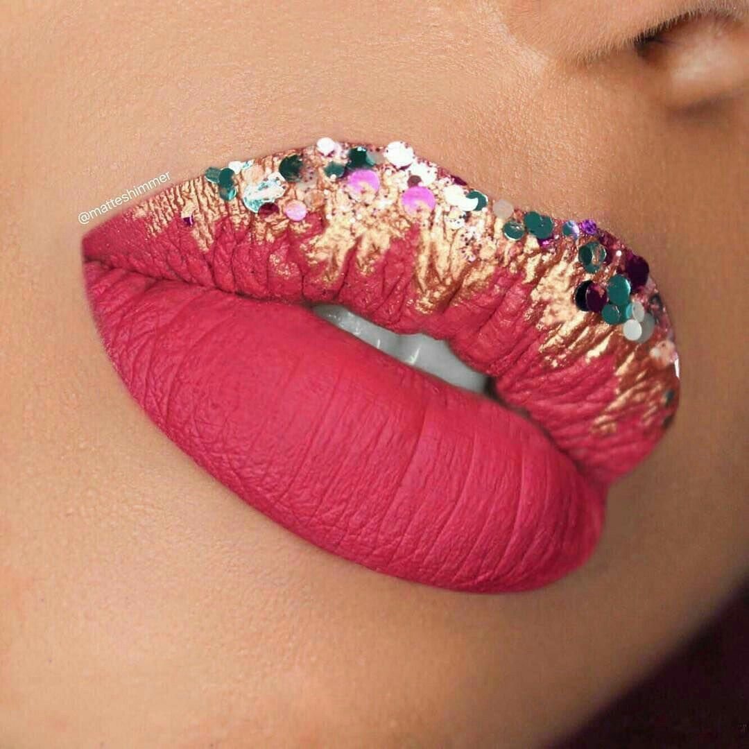 Губы фотосессия необычная