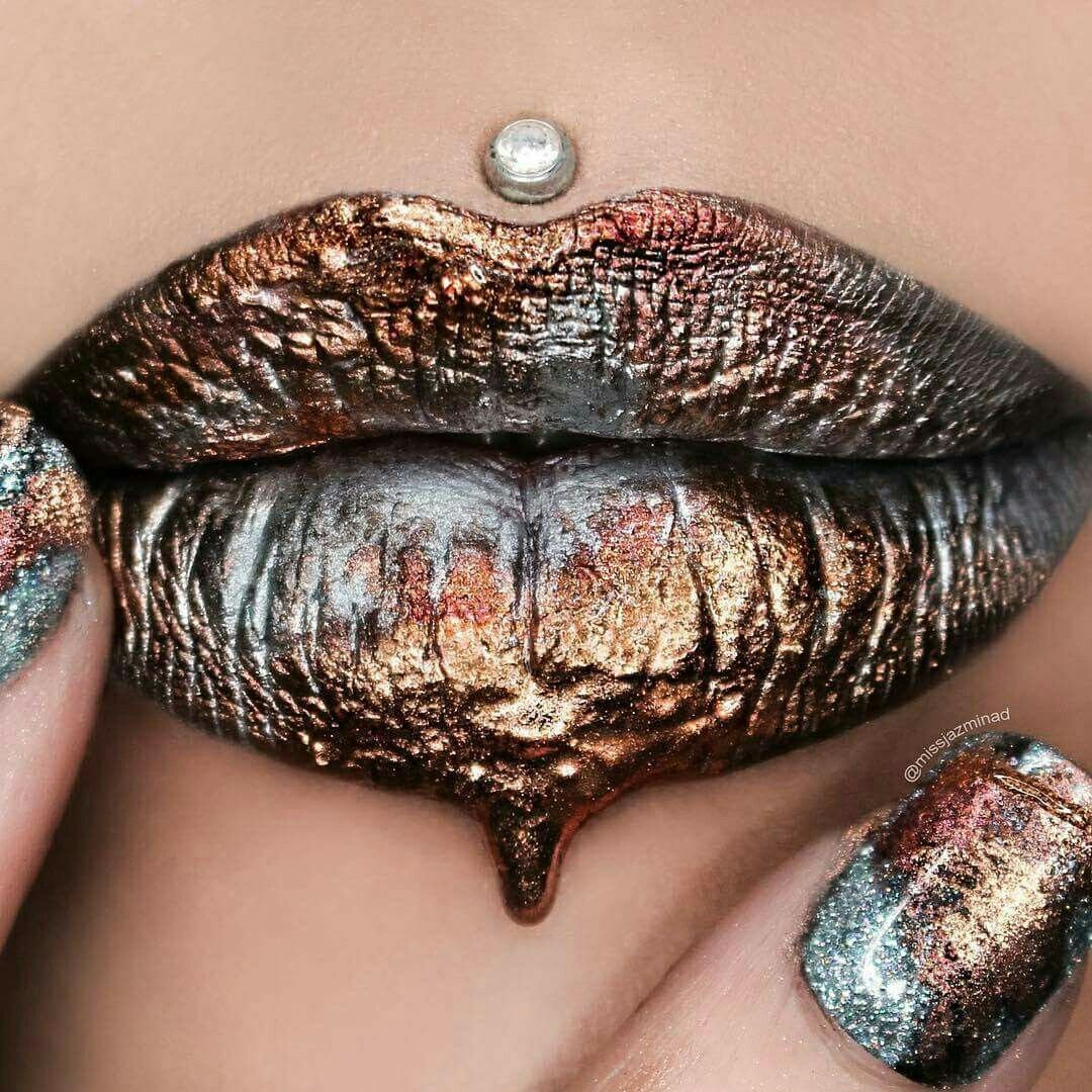 Армянский макияж губ