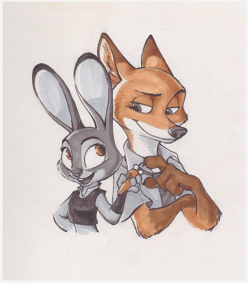 Заяц Джуди Хопс и Лис