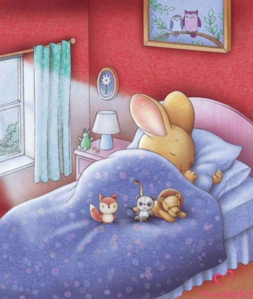 Девочка ложзиться спать