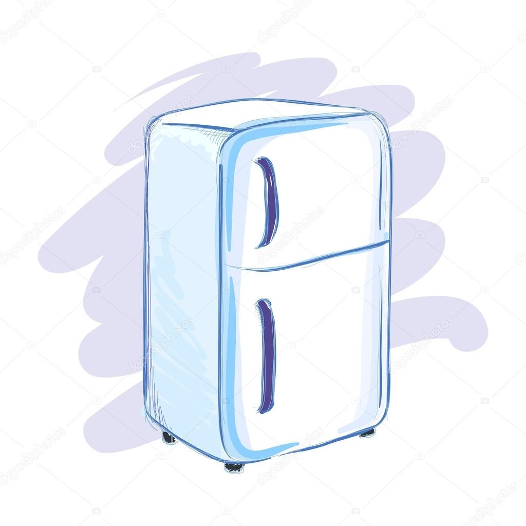 Холодильник рисунок