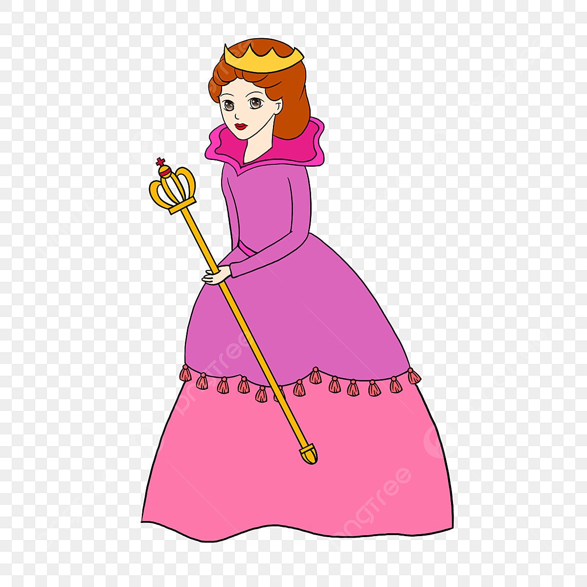 Королева мультяшный