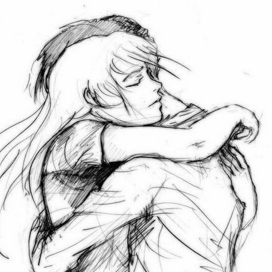 Девушка в объятиях оборотня