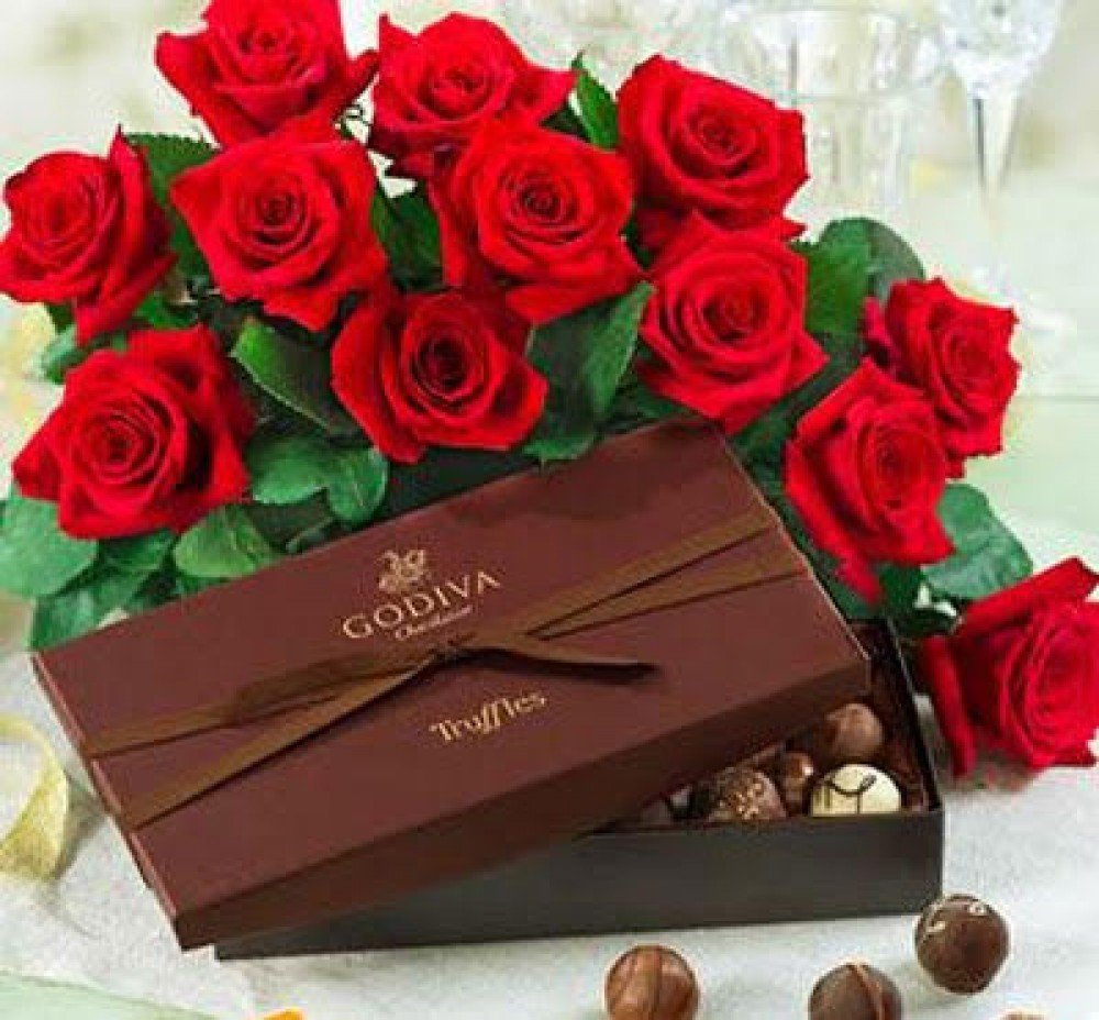 Цветы с конфетами