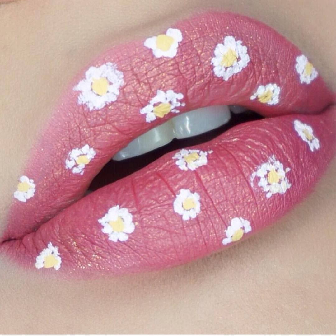 Лёгкие макияжи губ