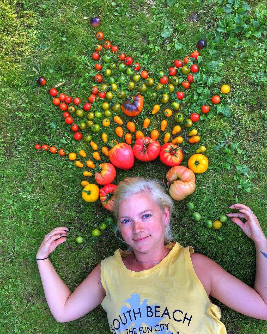 Корона из овощей