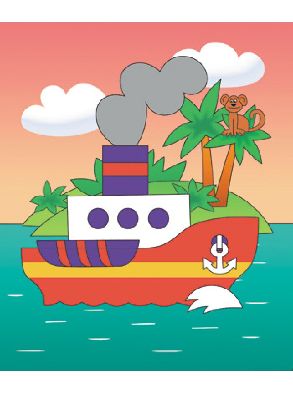 Кораблик аппликация для детей