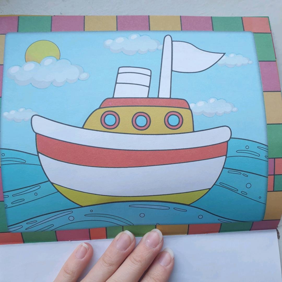 Кораблик аппликация для детей 3-4