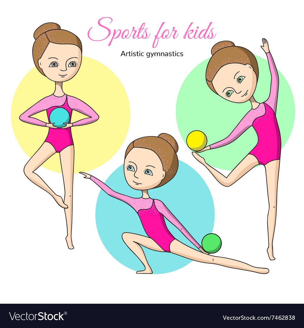 Дети рисуют гимнастику